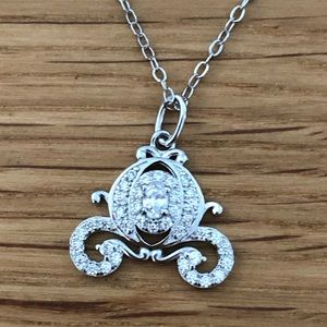 NWT 925 sterling silver Charmed Aroma coach necklace